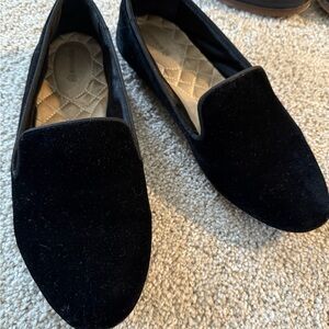 Black Velvet Birdie Loafers